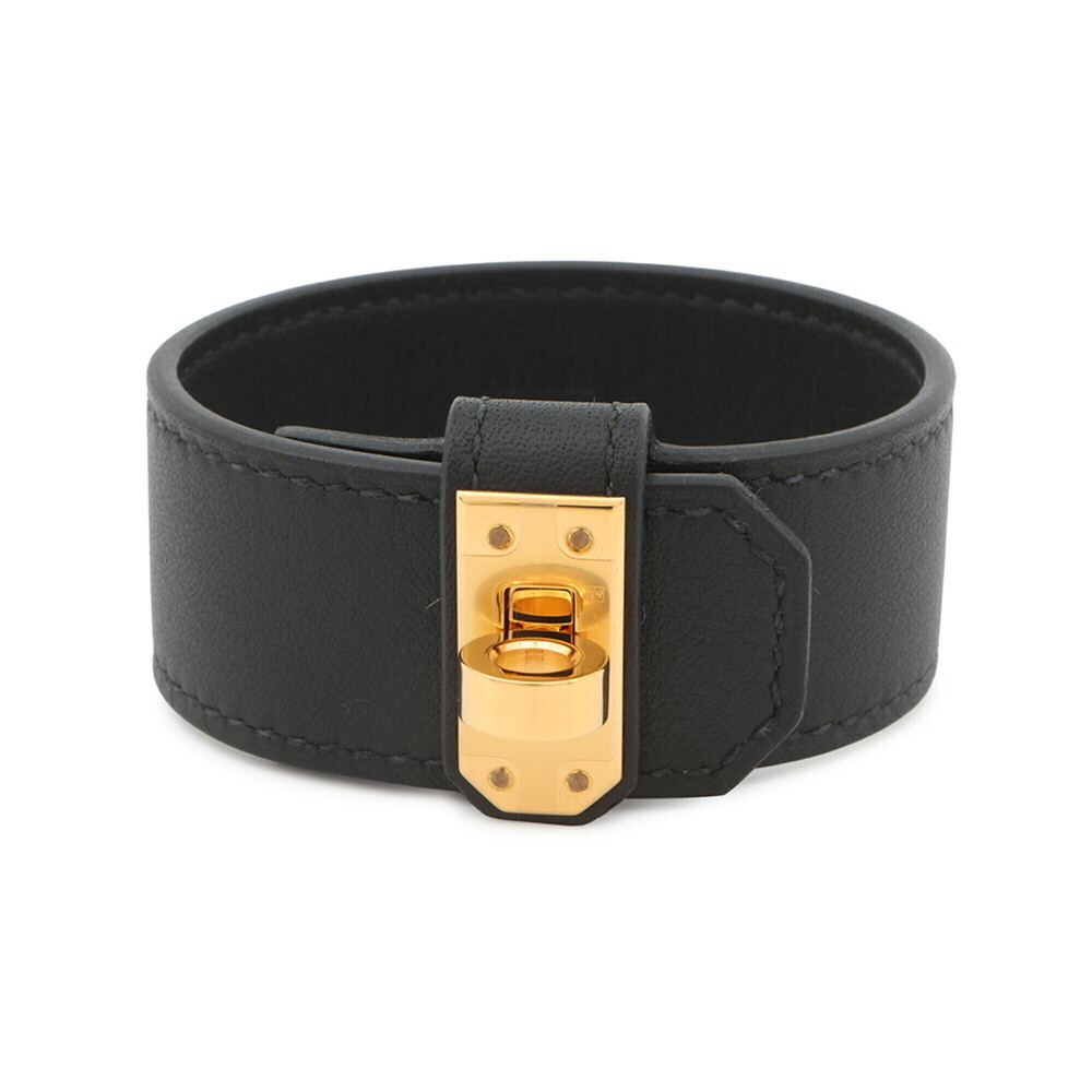 HERMES Black Charm Bracelet